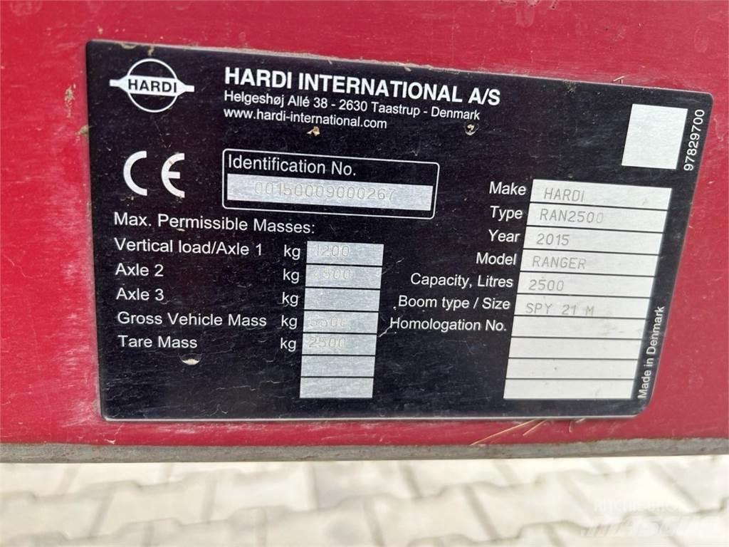 Hardi Ranger 2500 Getrokken spuitmachines