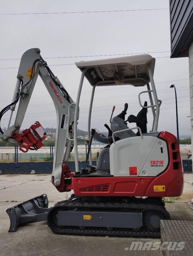Takeuchi TB 216 Minigraafmachines < 7t