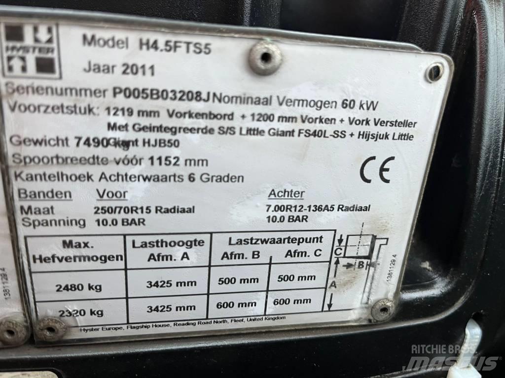 Hyster H4.5 Diesel heftrucks
