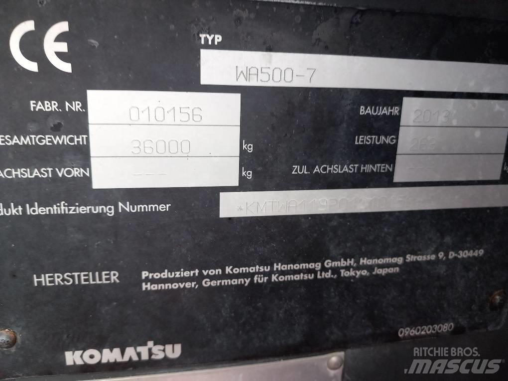 Komatsu WA500-7 Wielladers