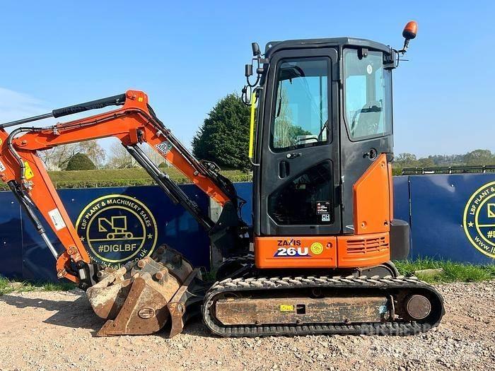 Hitachi ZX26U Minigraafmachines < 7t