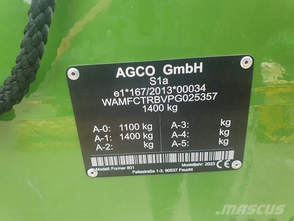 Fendt Former 801 Schudders