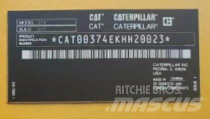 CAT 374 Rupsgraafmachines