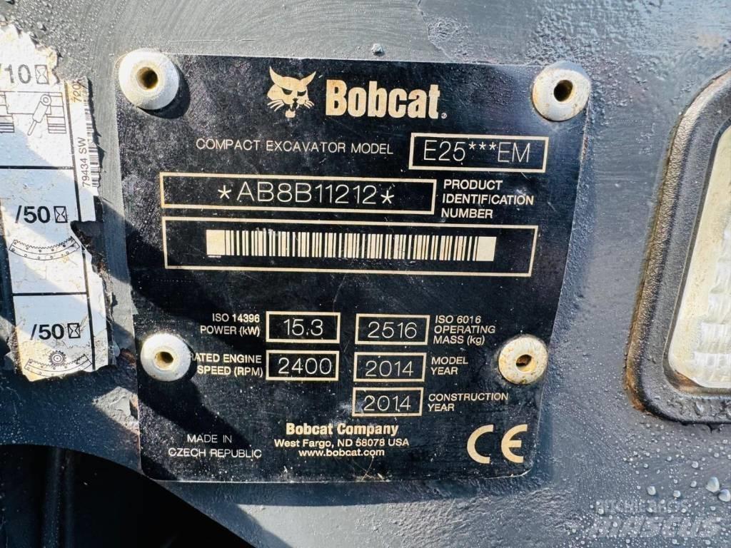 Bobcat E 25 Minigraafmachines < 7t