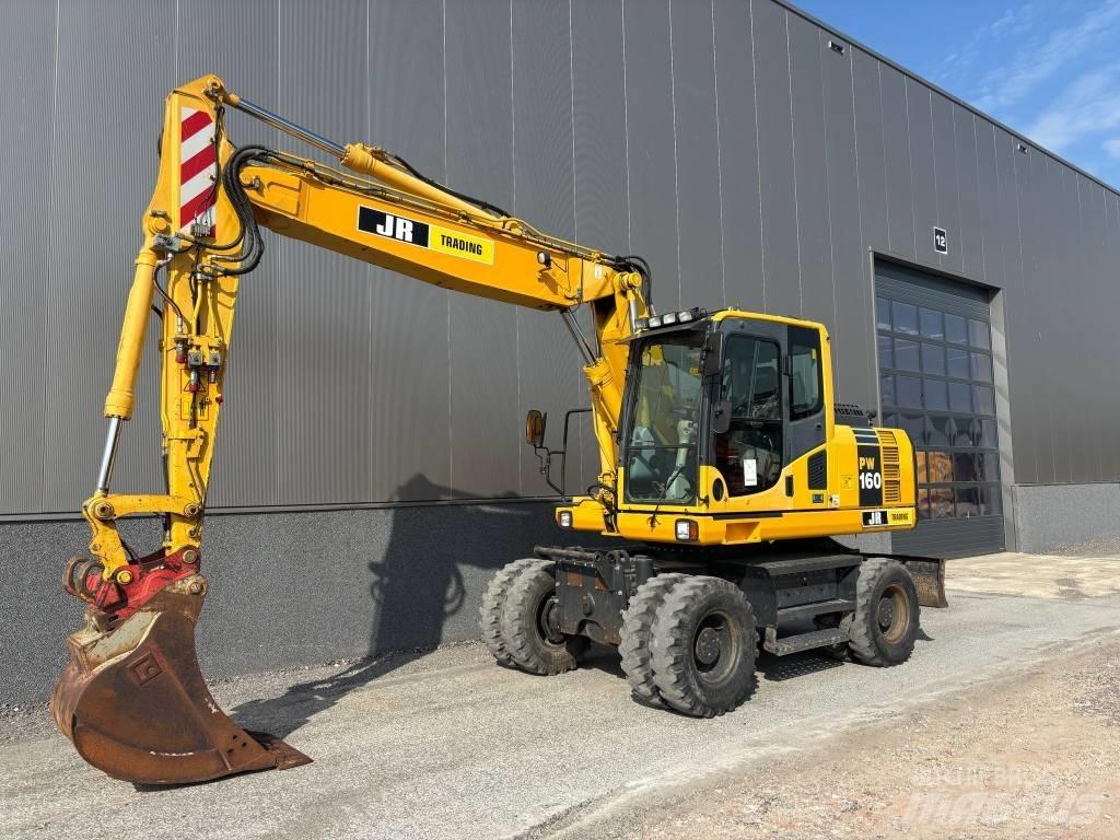 Komatsu PW 160 Wielgraafmachines