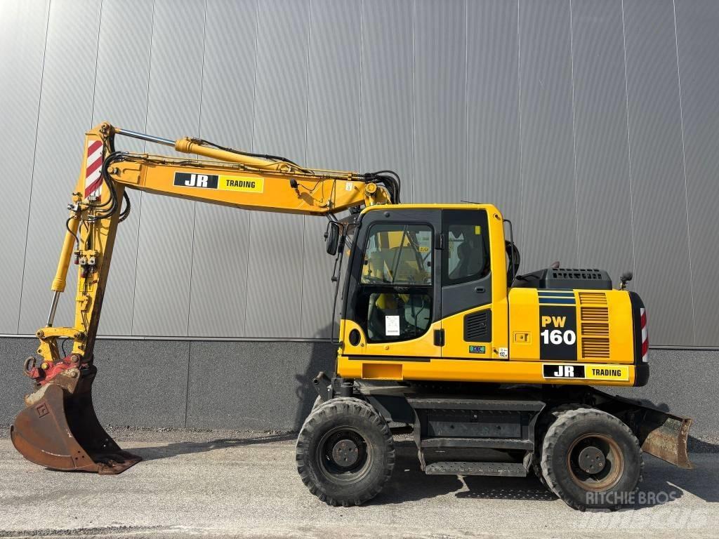Komatsu PW 160 Wielgraafmachines
