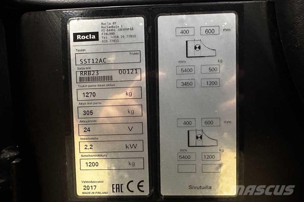 Rocla SST 12 AC Zelfrijdende stapelaars