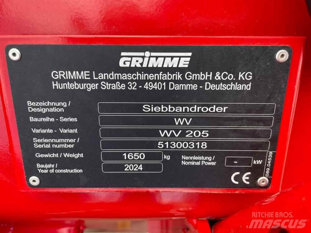 Grimme WV 205 Landbouw - overige