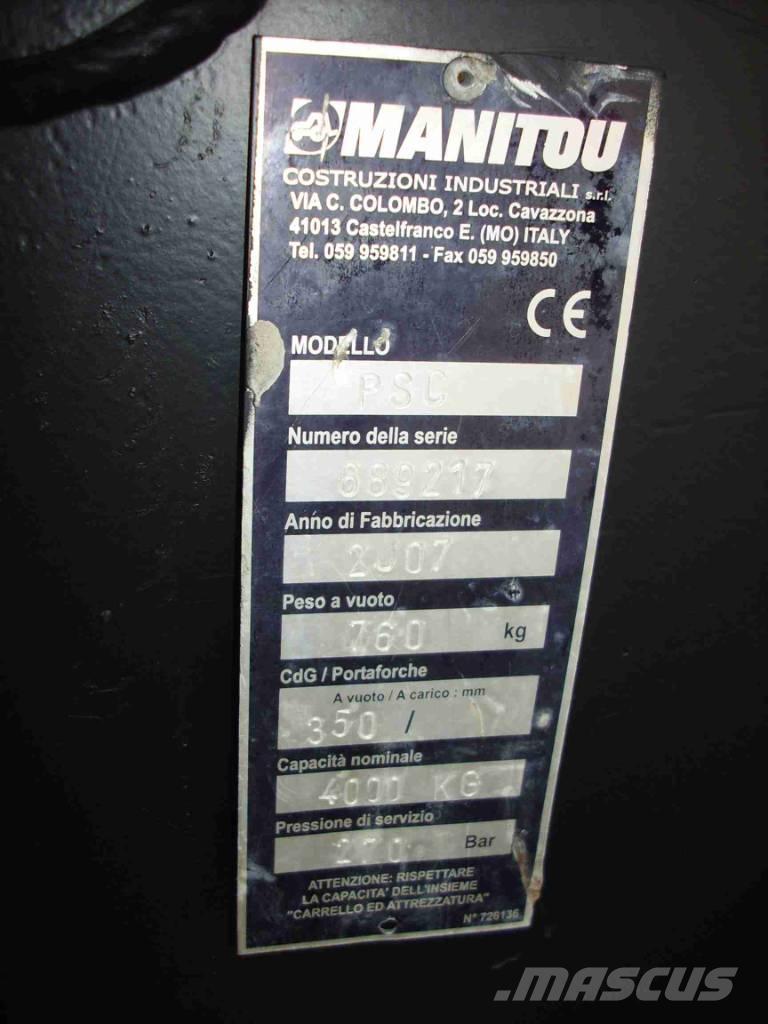 Manitou PSC4000 Laden en Lossen - overige
