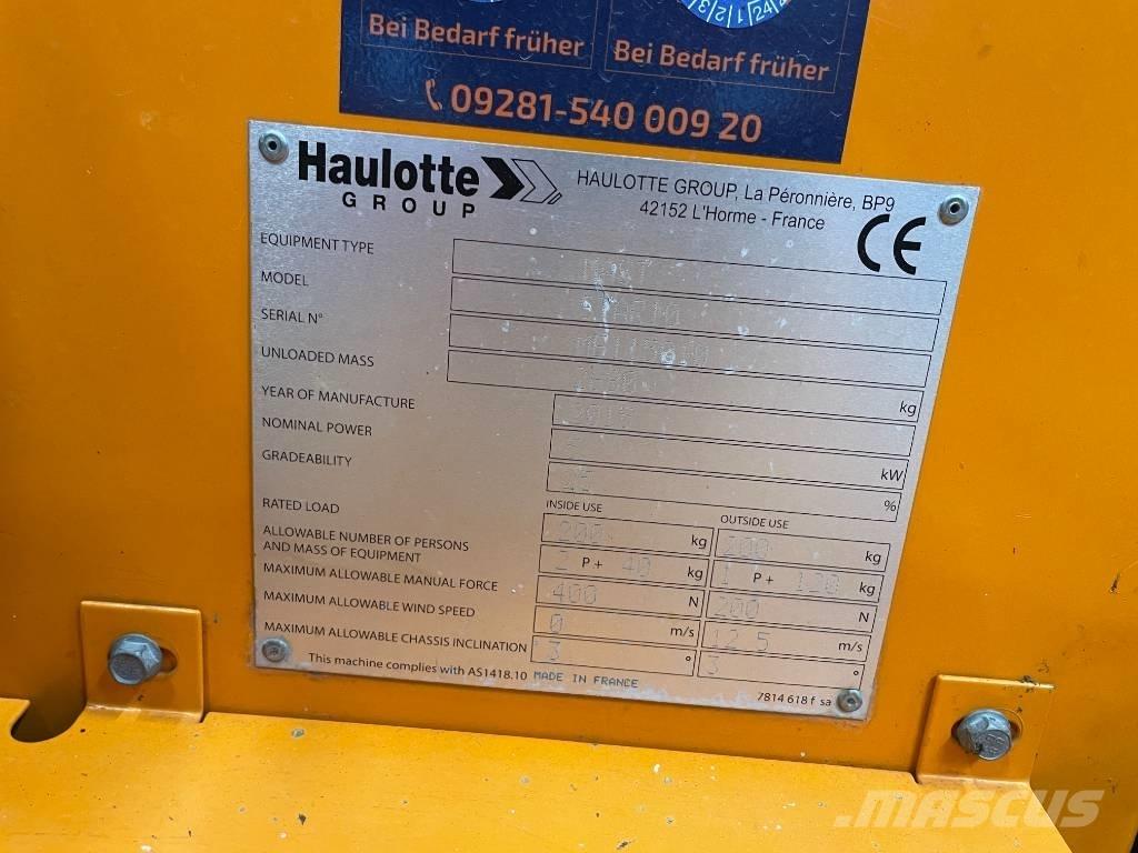 Haulotte Star 10 Personenliften en invalideliften