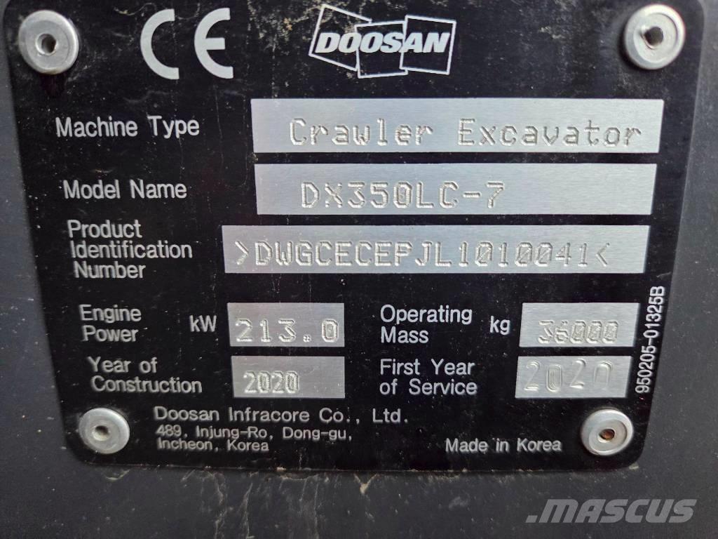 Develon DX 350 LC-7 Rupsgraafmachines