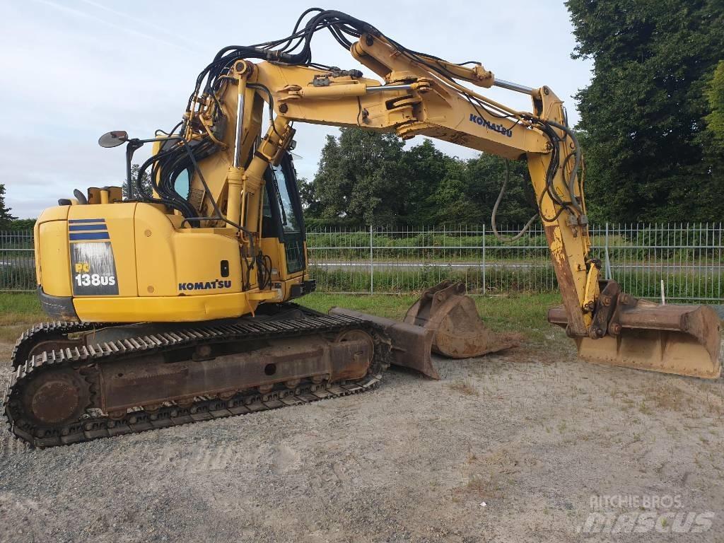 Komatsu PC138US-8 Rupsgraafmachines
