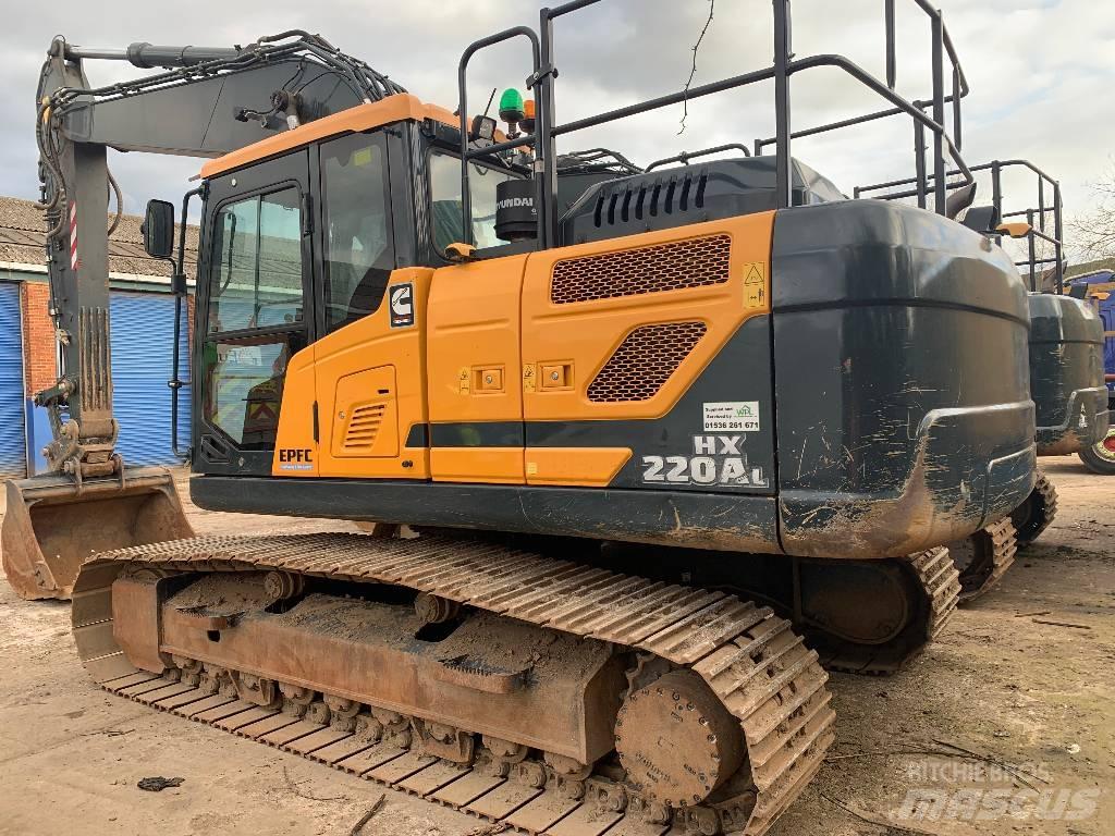 Hyundai HX220A L Rupsgraafmachines