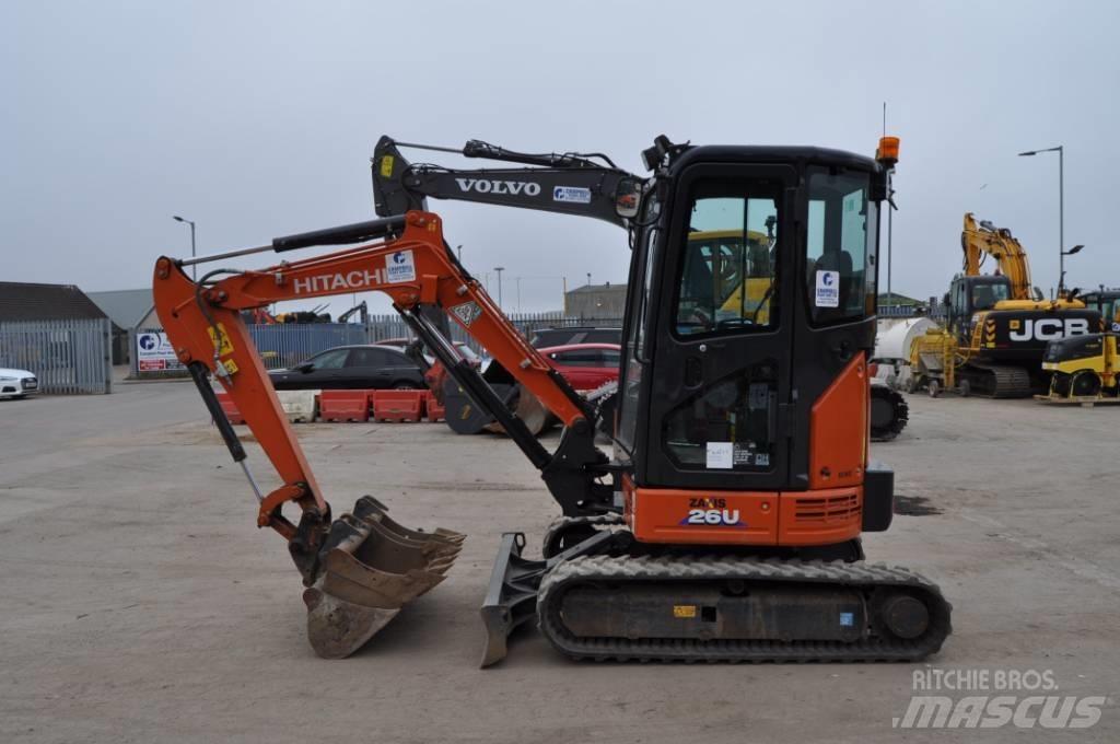 Hitachi ZX 26 U-6 Minigraafmachines < 7t