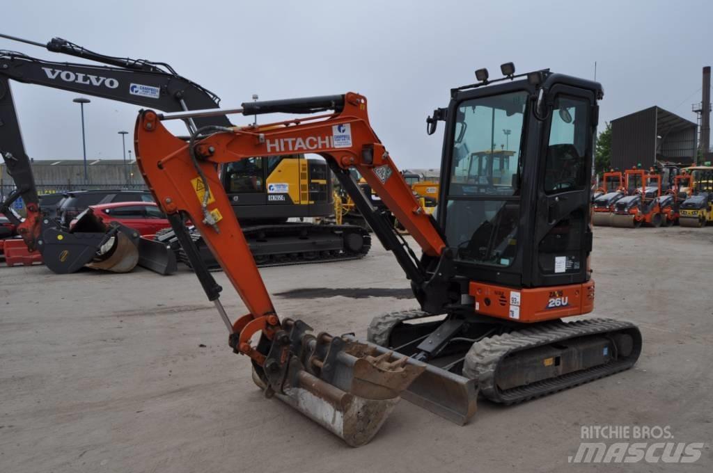 Hitachi ZX 26 U-6 Minigraafmachines < 7t