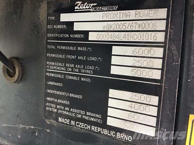 Zetor Proxima 120 Tractoren