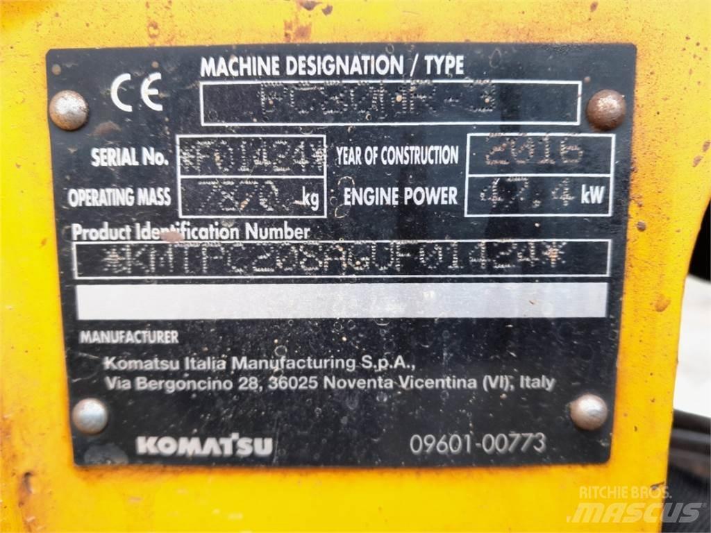 Komatsu PC80 Minigraafmachines < 7t