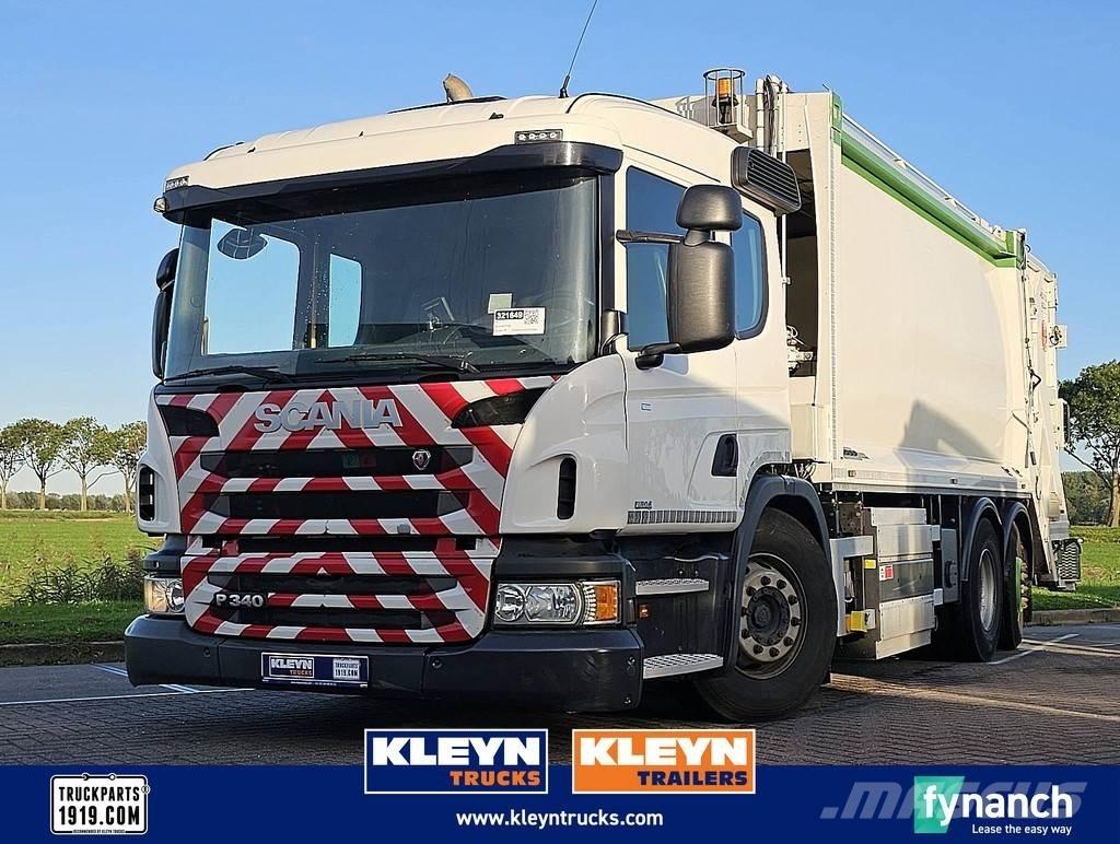 Scania P340 CNG Vuilniswagens
