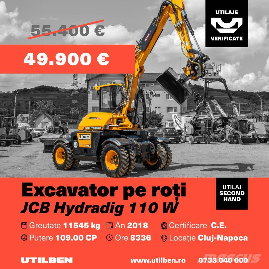 JCB Hydradig 110 W Wielgraafmachines