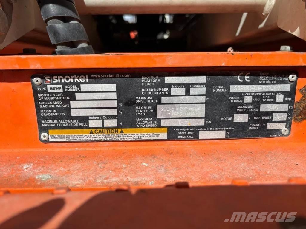 Snorkel S3219E Schaarhoogwerkers