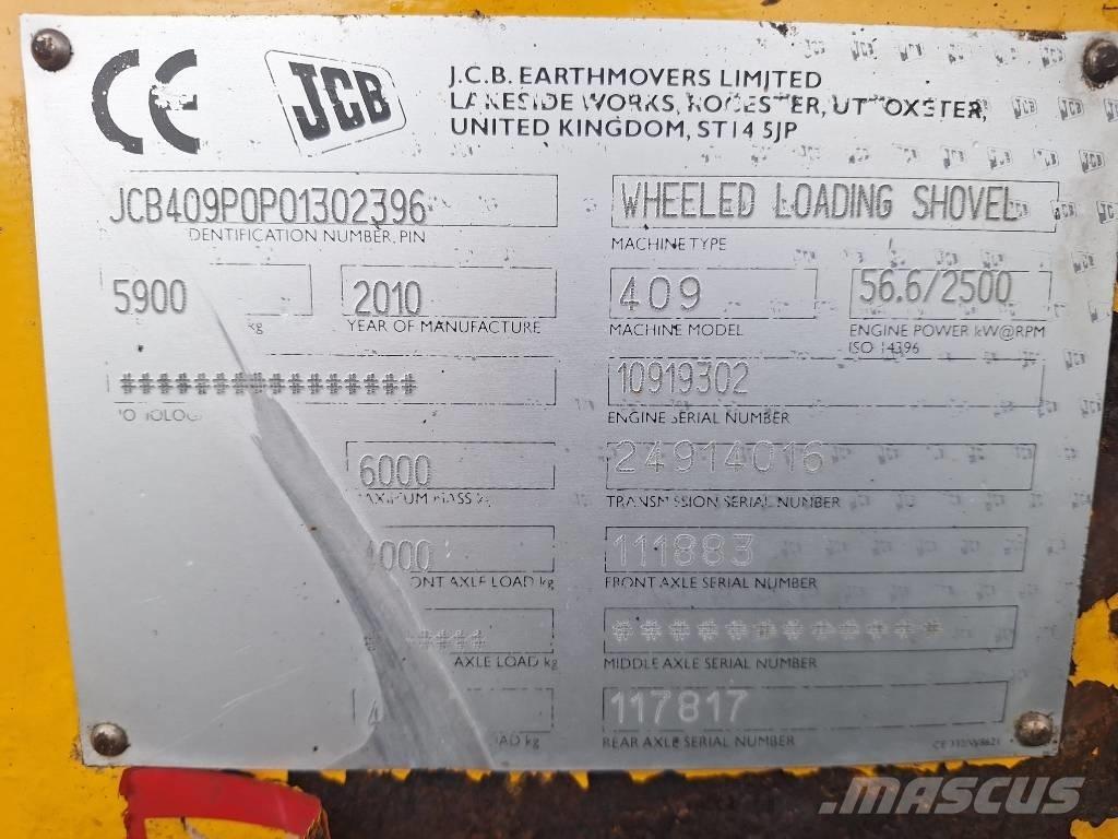 JCB 409 Wielladers