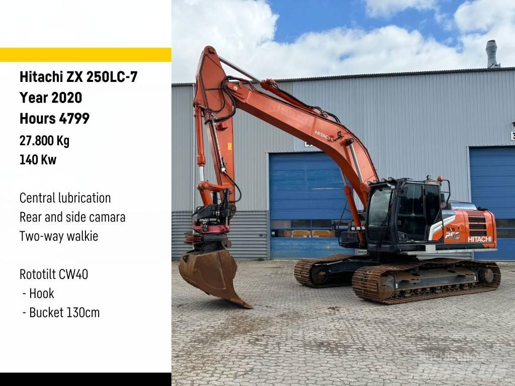 Hitachi ZX250-7 Rupsgraafmachines