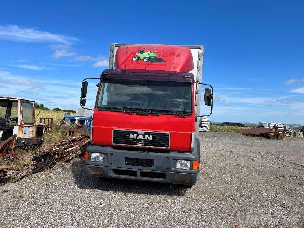 MAN 14.224 Platte bakwagens