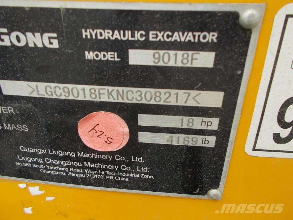 LiuGong 9018 F Minigraafmachines < 7t