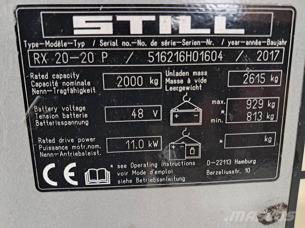 Still RX 20-20 P Elektrische heftrucks