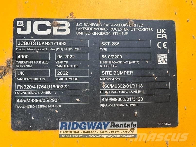 JCB 6 ST Mini Dumpers