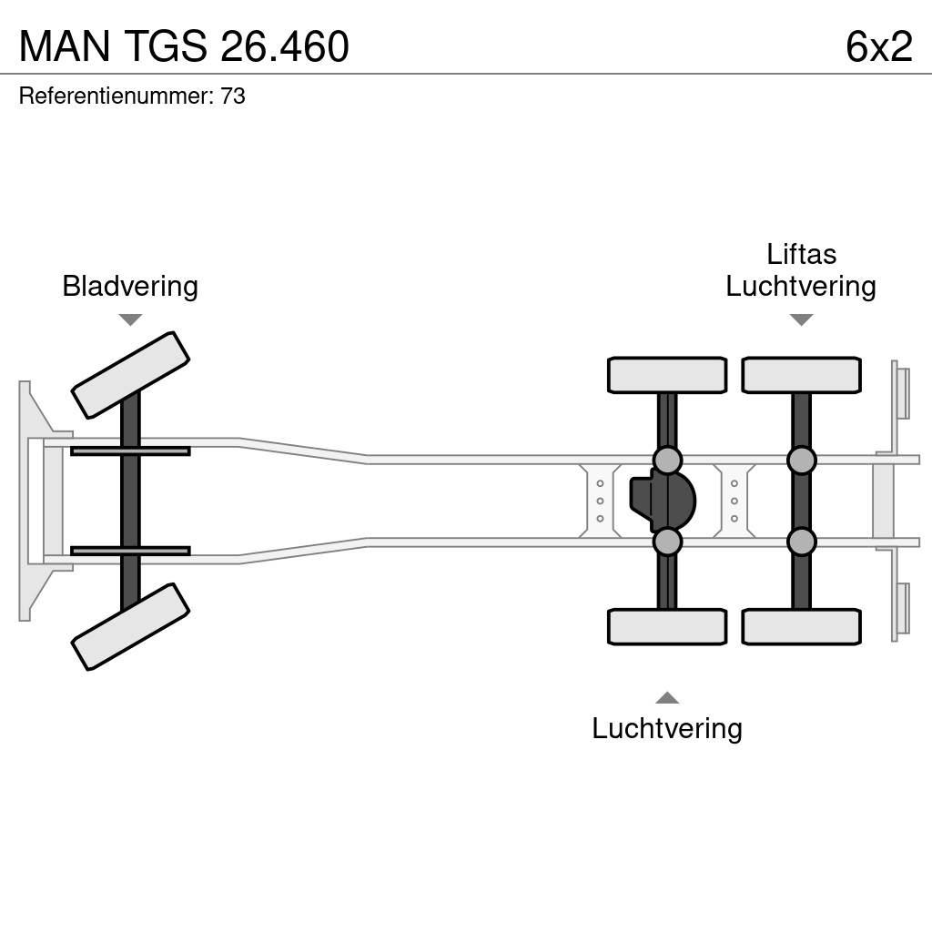 MAN TGS 26.460 Vrachtwagen met containersysteem