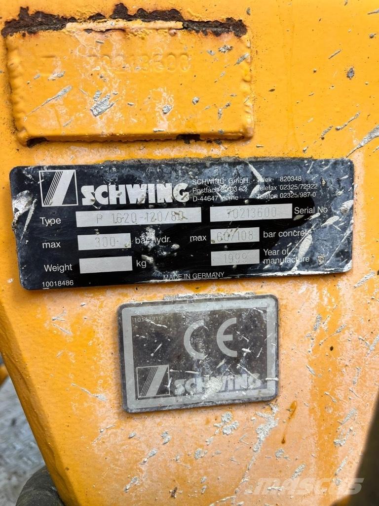 Schwing P1620-120/80 Betonpomptrucks
