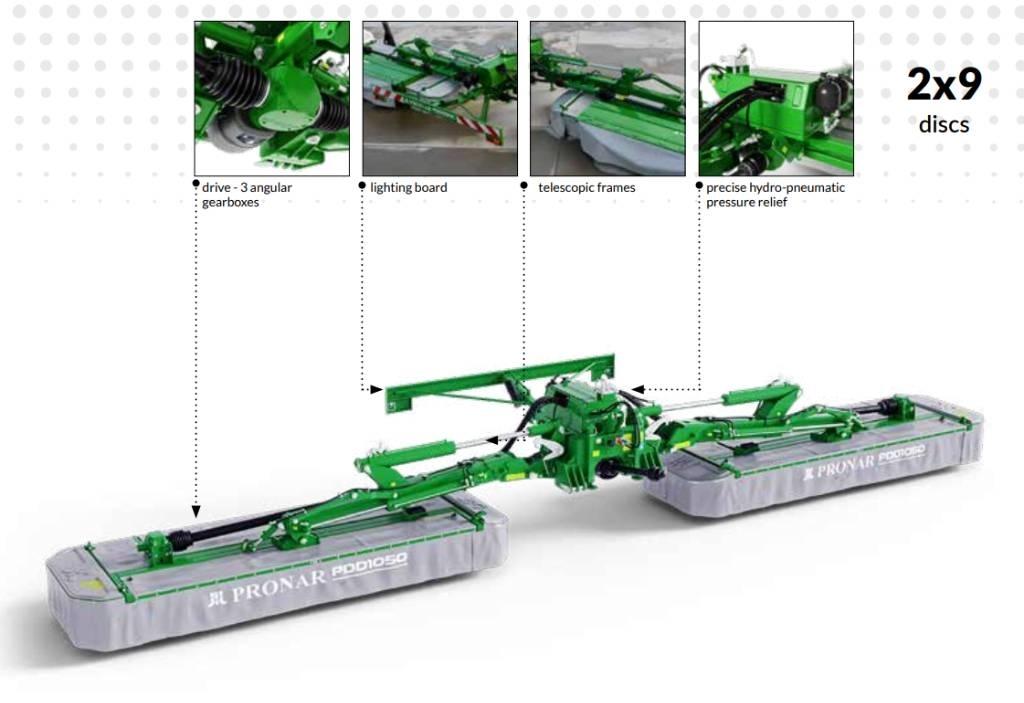 Pronar PDD1050 Maaiers