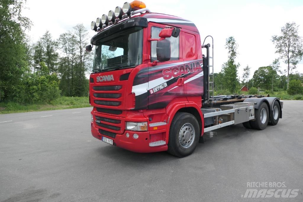 Scania R480lb6x2hsz Vrachtwagen met containersysteem