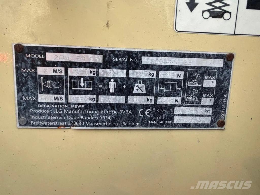 JLG 2646 ES Knikarmhoogwerkers