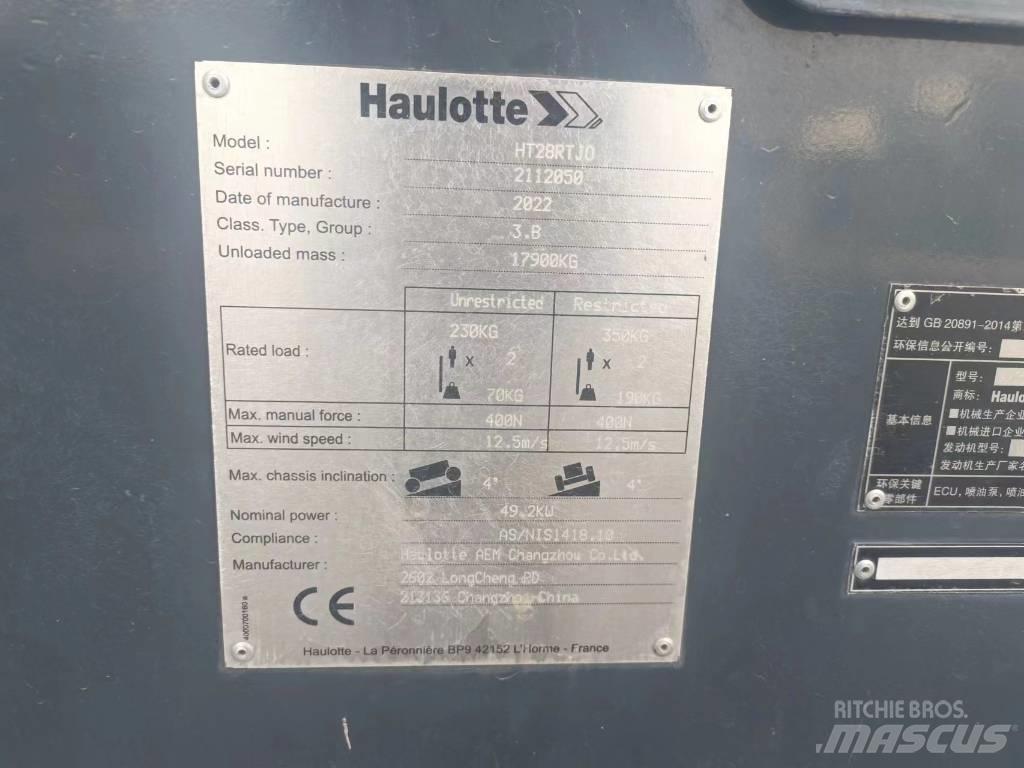 Haulotte HT28RTJO Telescoophoogwerkers