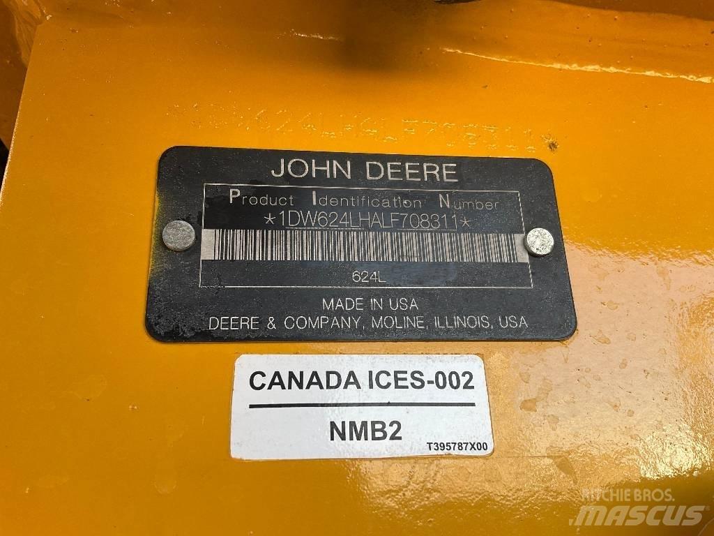 John Deere 624L Wielladers