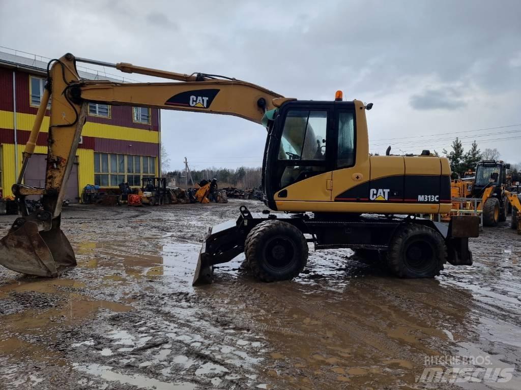 CAT M 313 C Wielgraafmachines