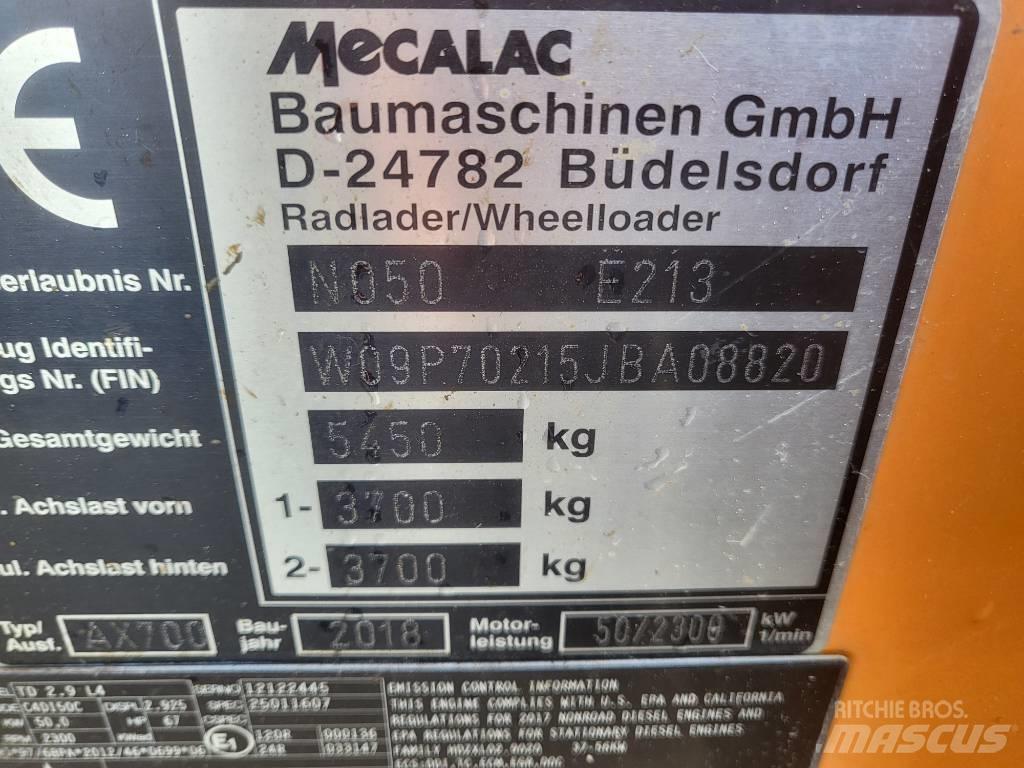 Mecalac AX 700 Wielladers