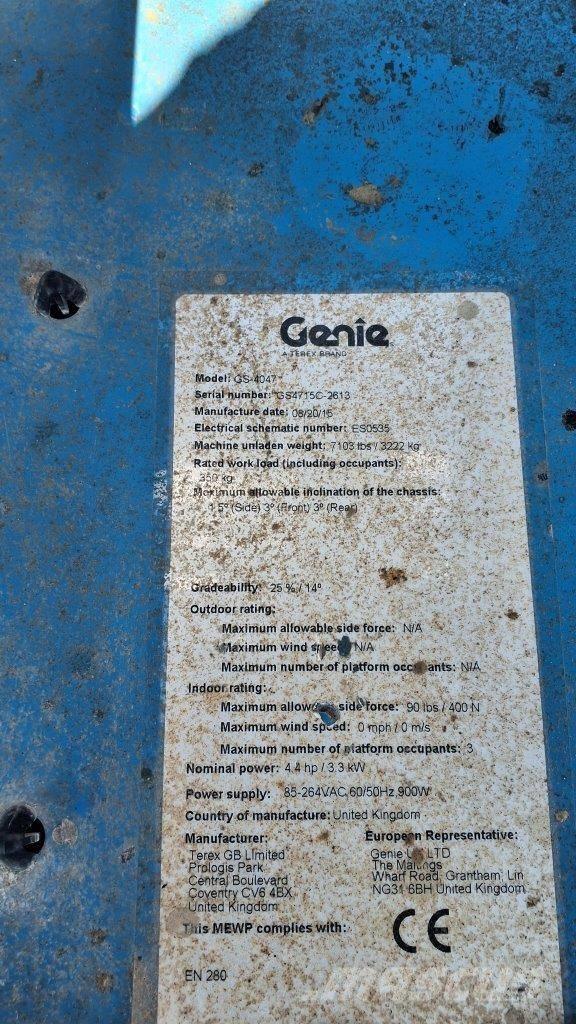 GENIE GS4047 Schaarhoogwerkers
