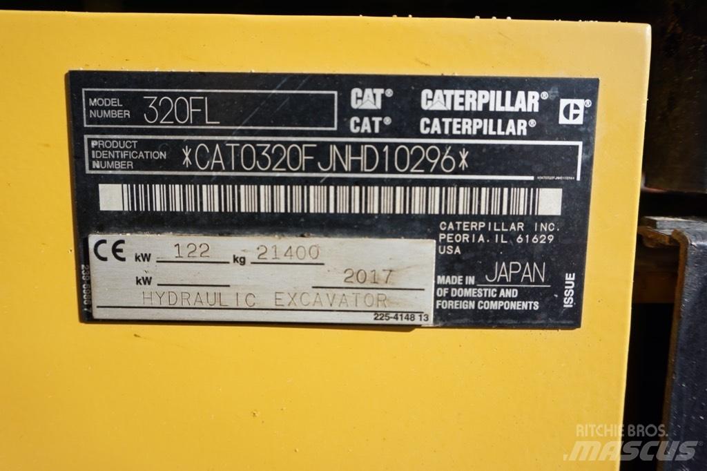 CAT 320 FL Rupsgraafmachines