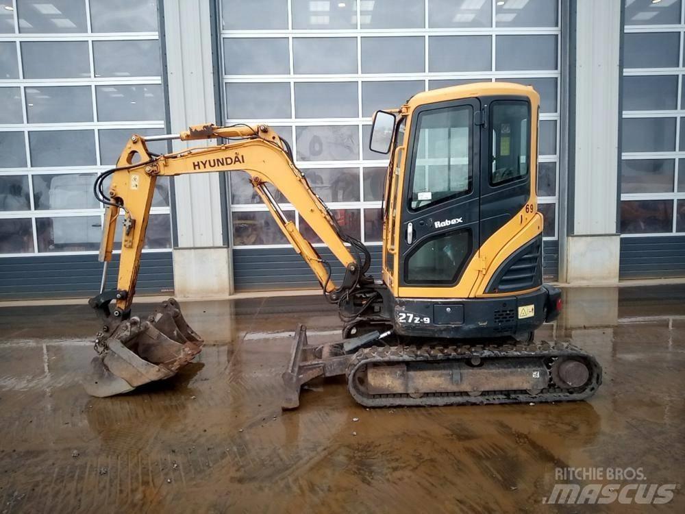 Hyundai Robex 27Z-9 Minigraafmachines < 7t