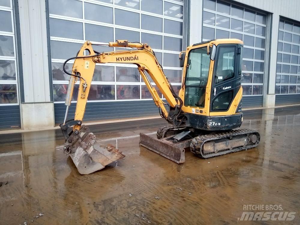 Hyundai Robex 27Z-9 Minigraafmachines < 7t