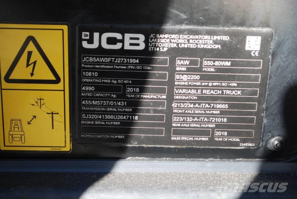 JCB 550-80 Verreikers