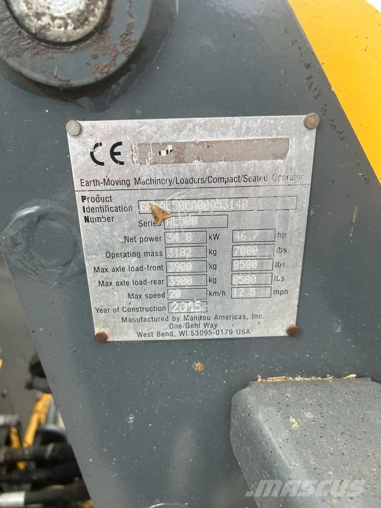 Mustang AL 506 Cab Knik- en schrankladers