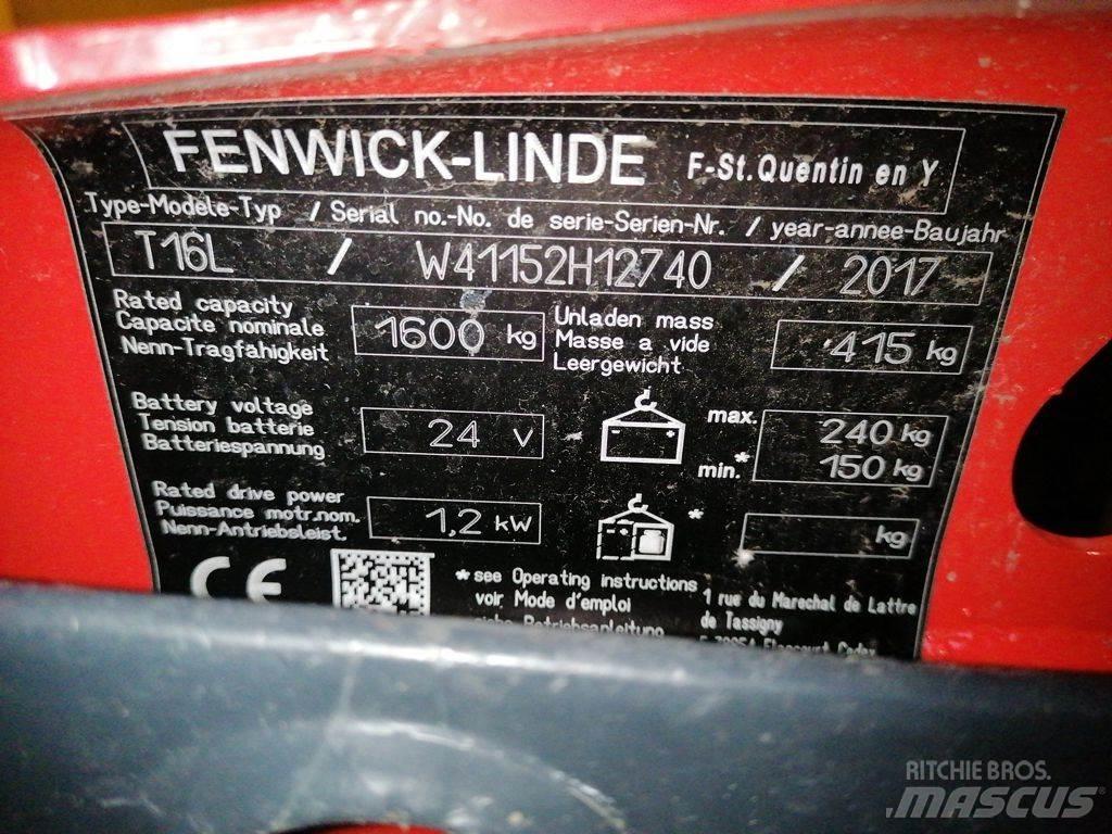 Linde T16L Electro-pallettrucks