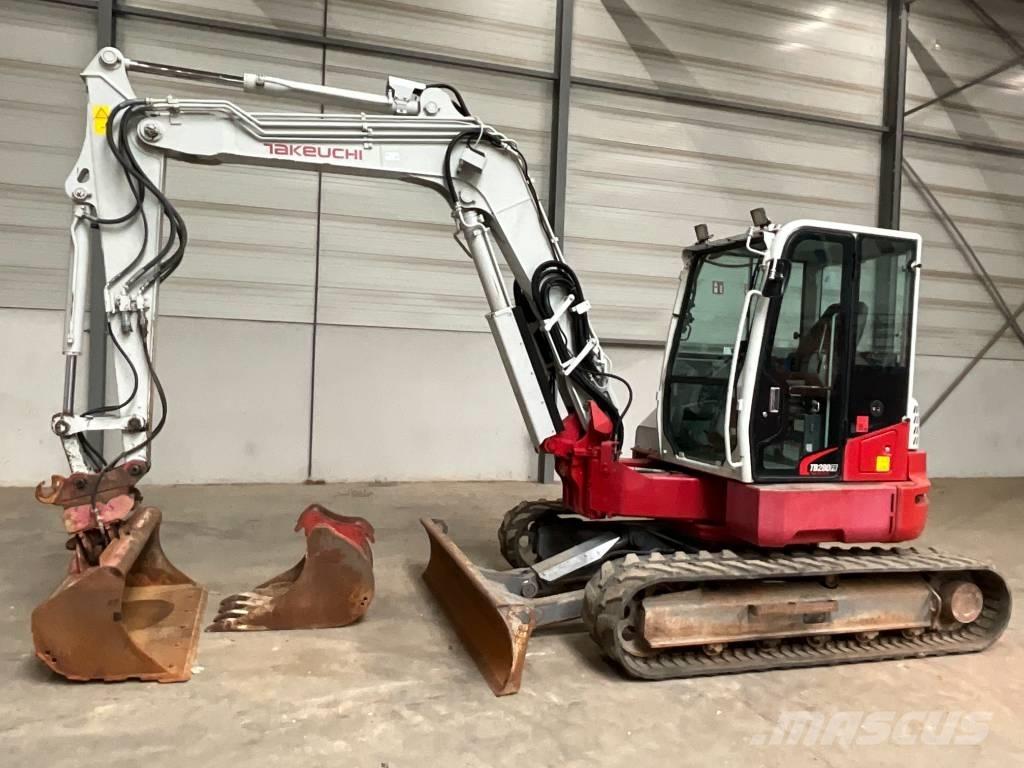 Takeuchi TB 280 FR Midigraafmachines 7t - 12t