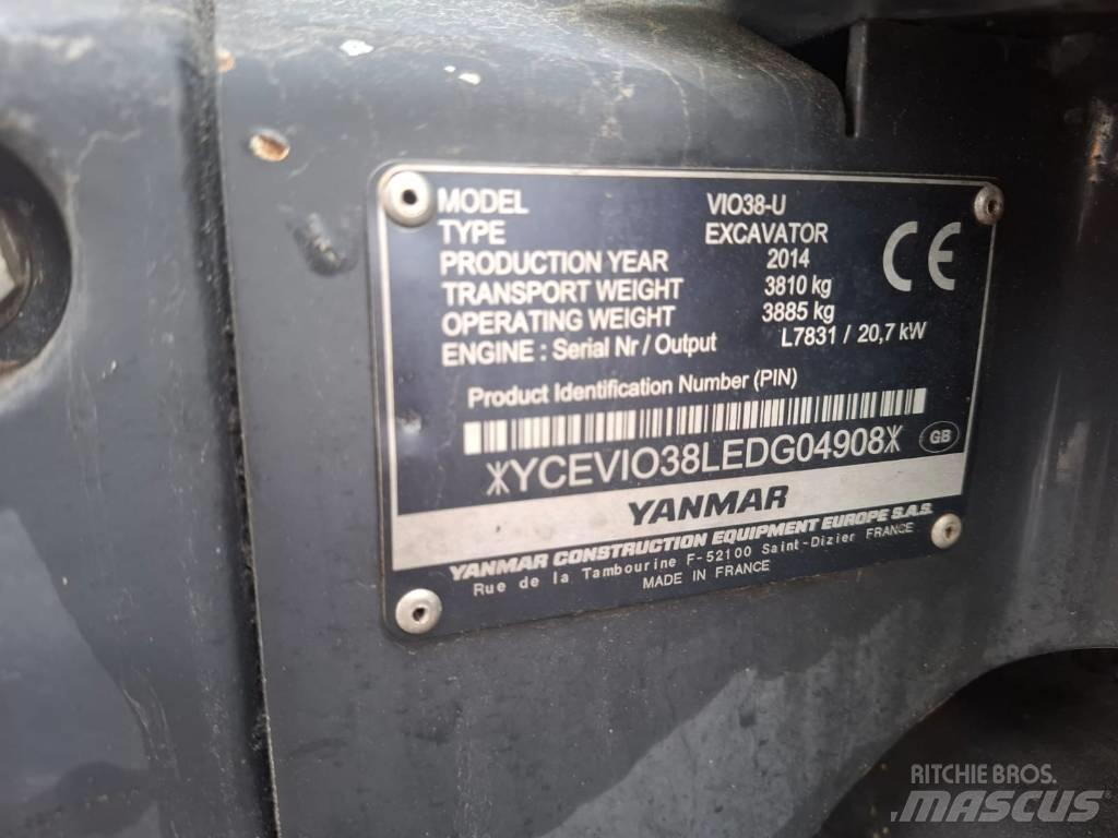 Yanmar Vio 38-U Minigraafmachines < 7t