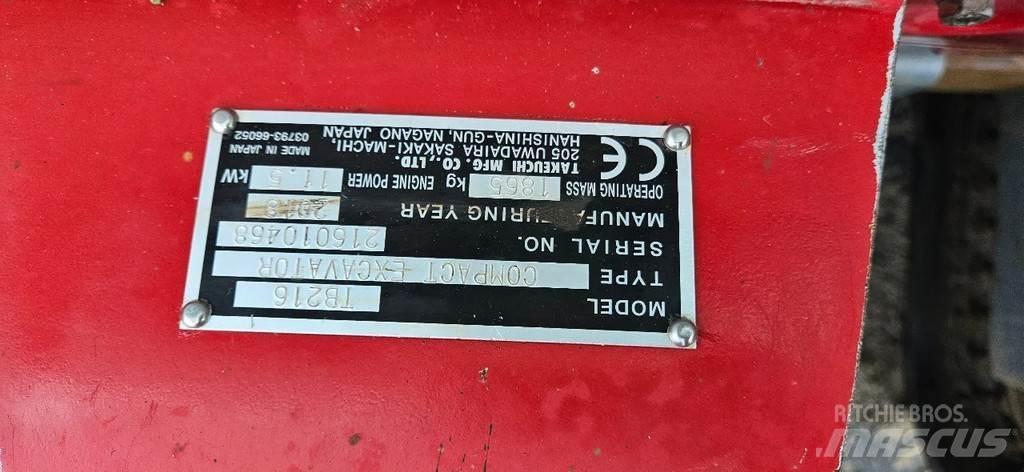 Takeuchi TB216 Minigraafmachines < 7t