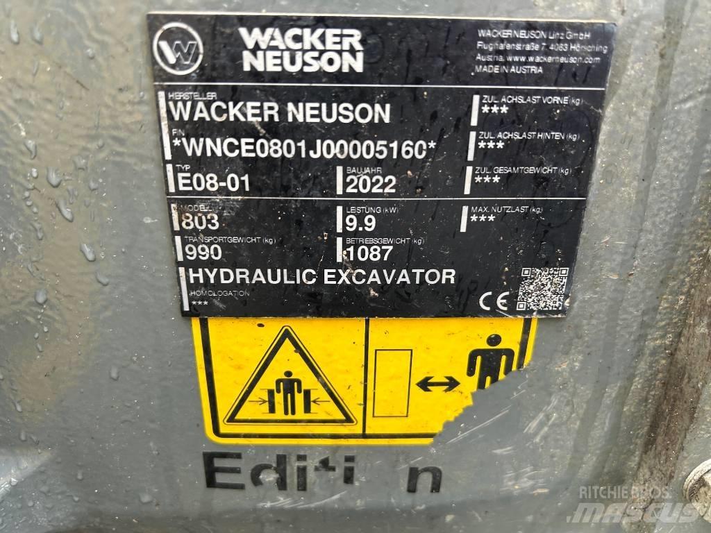 Wacker Neuson 803 Rupsgraafmachines